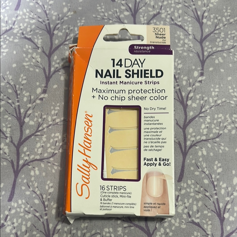 Cream and Orange Nail Tools